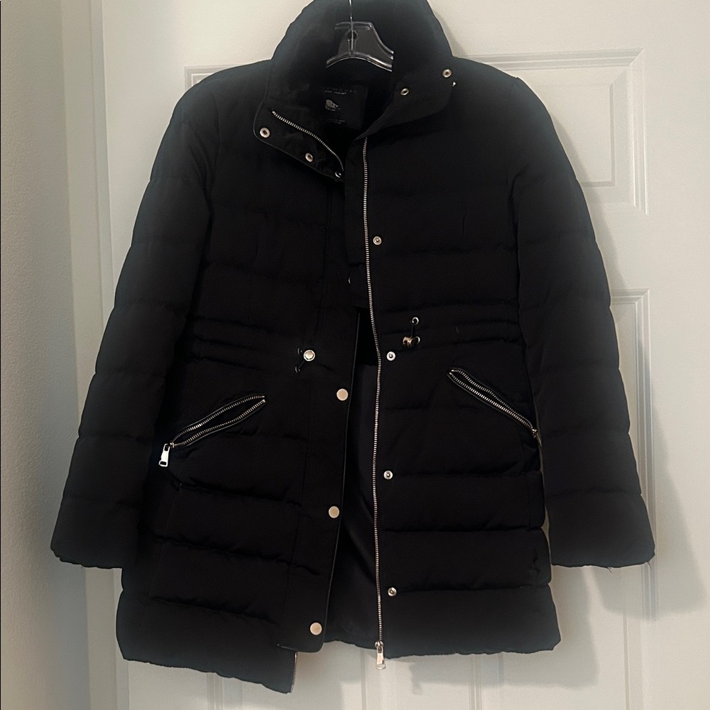 Zara Women's Black Puffer Down Jacket size S
